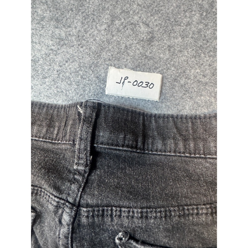 Sira Jean Womens L Gray Denim Mid Rise Frayed Hem Skinny Jeans - Picture 16 of 16